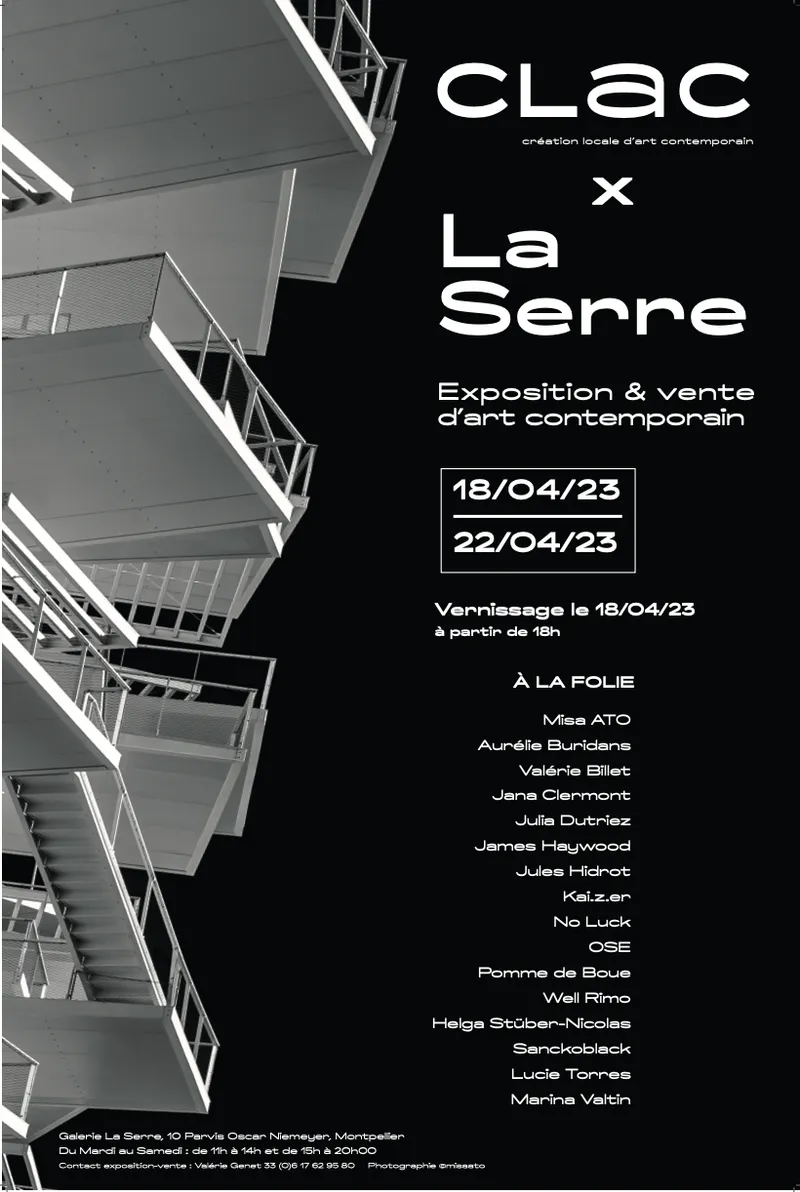 Exposition à la Galerie La Serre — affiche