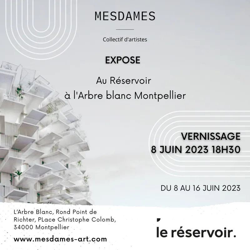 Exposition de lancement du Collectif MESDAMES — affiche