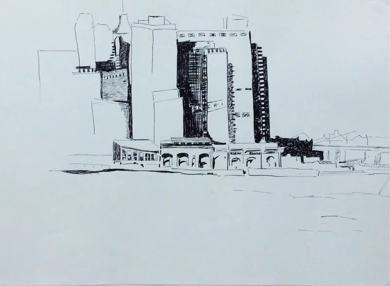 New York — dessin de Valérie Billet