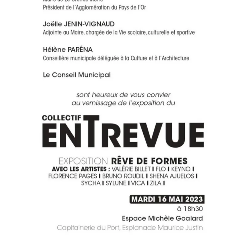 Exposition à l’Espace Michel Goalard — affiche