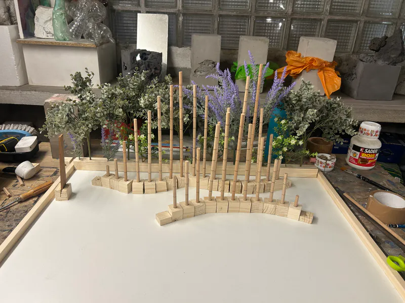 La maquette de l’installation, vue 3