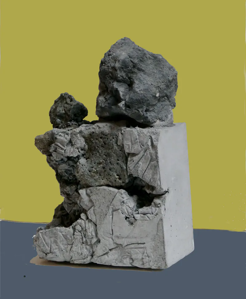 Mémoires d’Agde n° 3, béton et basalte