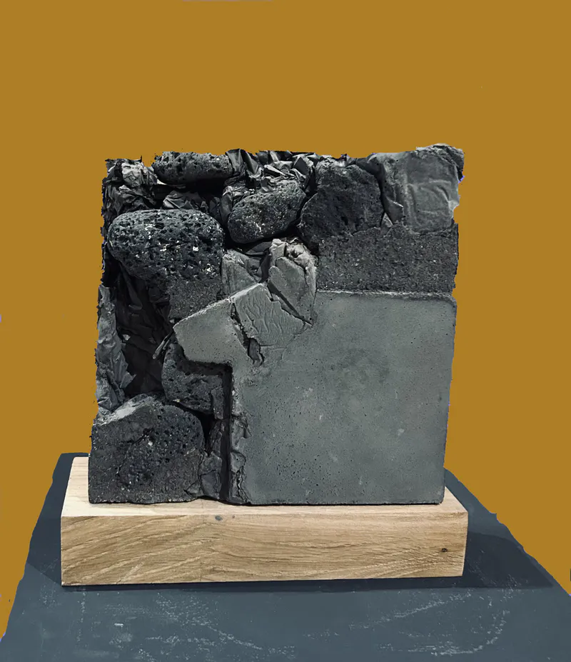 Mémoires d’Agde n° 1, béton et basalte