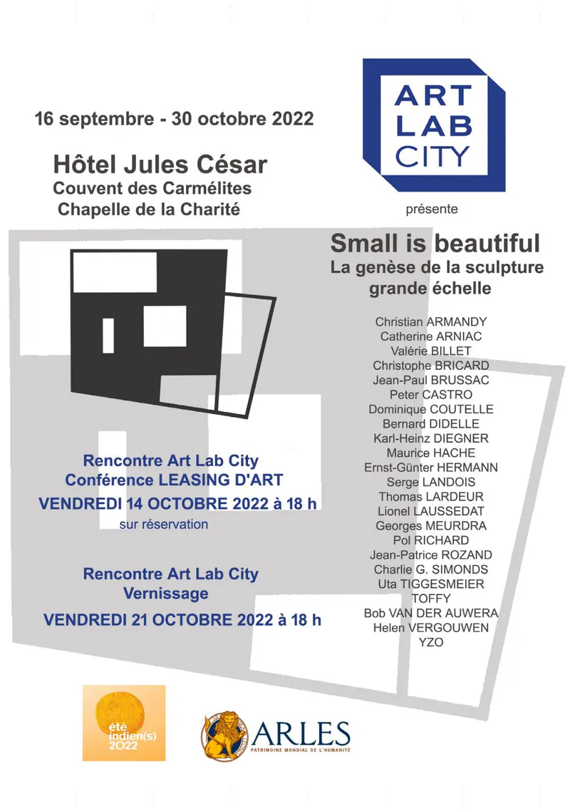 « Small is Beautiful » — Festival de l’Été indien — affiche