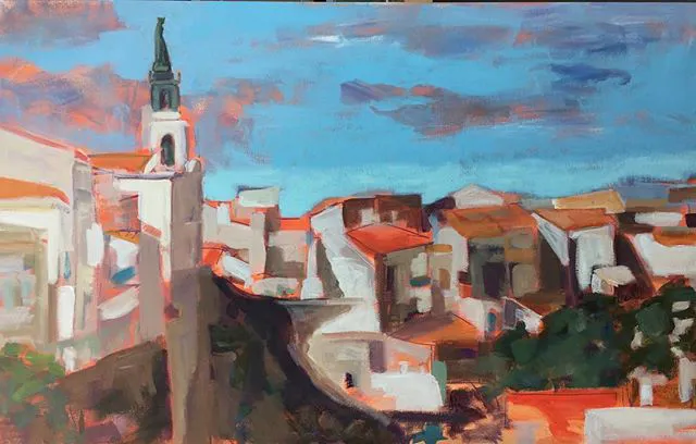 Sète, Quartier Haut — painting, Valérie Billet