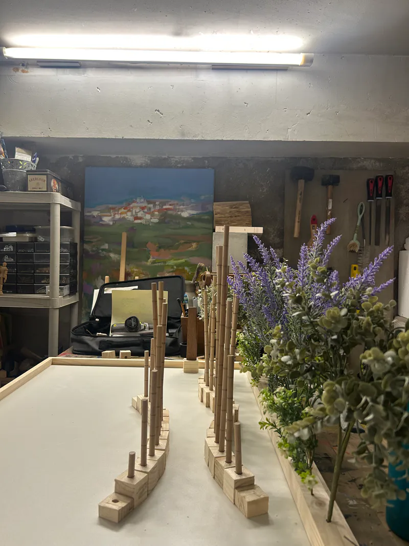 La maquette de l’installation, vue 4