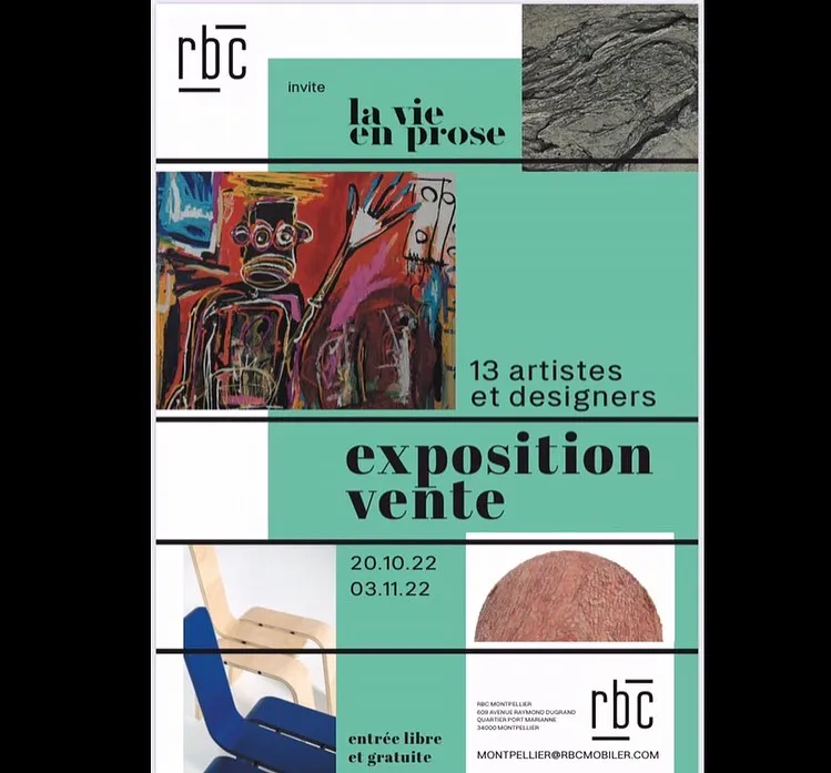 « La vie en prose » chez RBC — affiche